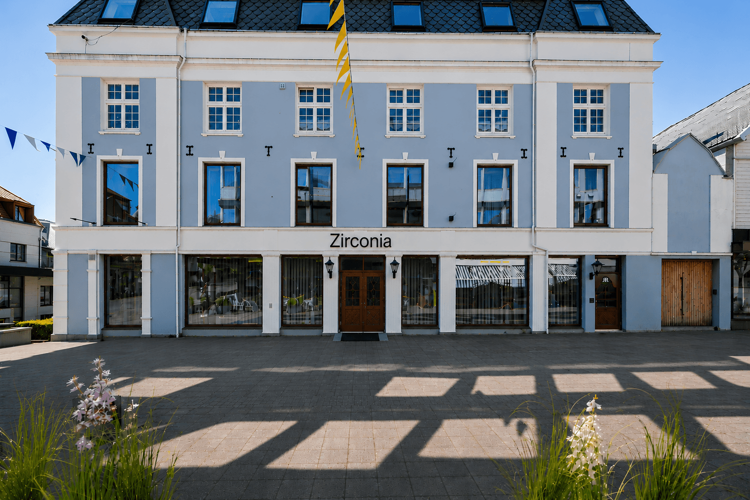 Gullhuset fasade, Haraldsgata 162